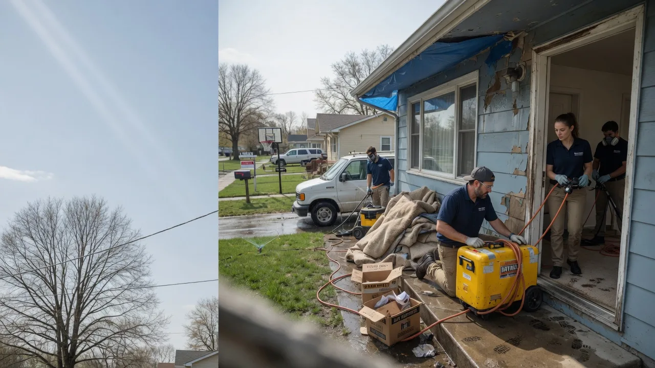 Basement Flood Cleanup in Thornton, TX near me